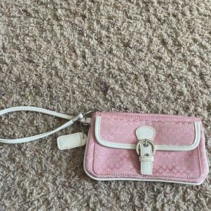 Coach wallet pink